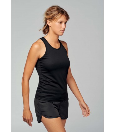 Débardeur Sport Dame + Logo ou Nom - PABE442