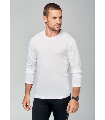 T-Shirt Sport Longues Manches Homme + Logo ou Nom - PABE443