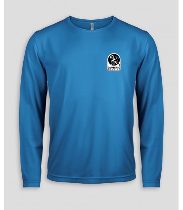 Sport T-Shirt Lange Mouwen + Logo of Naam - PABE443