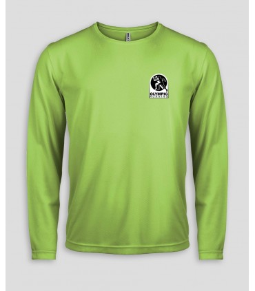 Sport T-Shirt Lange Mouwen + Logo of Naam - PABE443