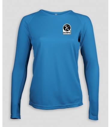 T-Shirt Sport Longues Manches Dame + Logo ou Nom - PABE444