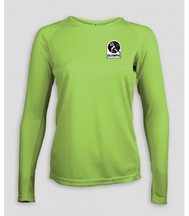 T-Shirt Sport Longues Manches Dame + Logo ou Nom - PABE444