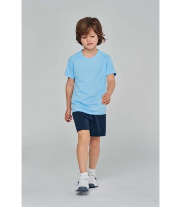 T-Shirt Sport Enfant + Logo ou Nom - PABE445