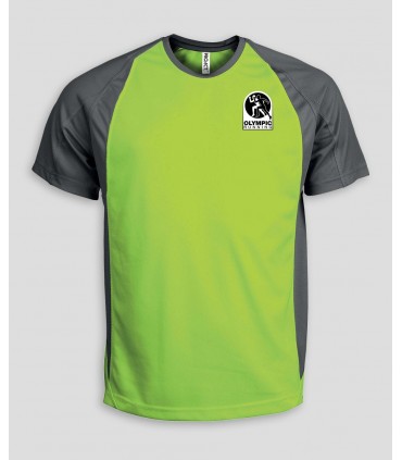 T-Shirt Sport BiColore Unisex + Logo ou Nom - PABE467