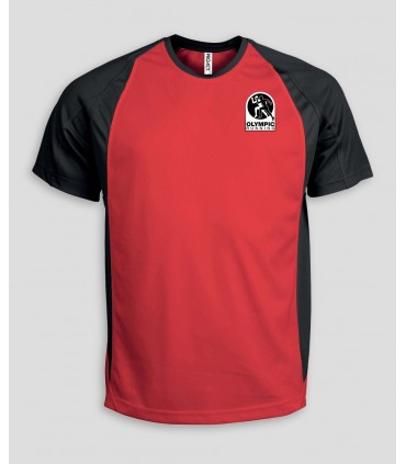 T-Shirt Sport BiColore Unisex + Logo ou Nom - PABE467