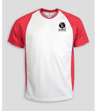 T-Shirt Sport BiColore Unisex + Logo ou Nom - PABE467