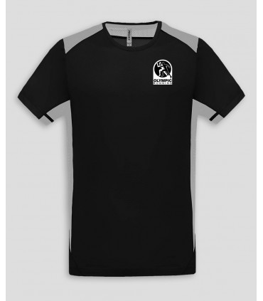 Sport Tweekleurig T-Shirt + Logo of Naam - PABE478