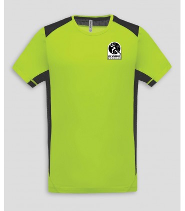 Sport Tweekleurig T-Shirt + Logo of Naam - PABE478