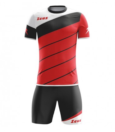 9x Zeus Kit Lybra Uomo Rood - Zwart
