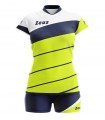 9 Kit Lybra Dames Jaune Fluo - Bleu
