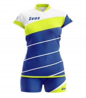 Zeus Kit Lybra dame royal blauw fluo geel