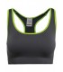 Seamless sports bra