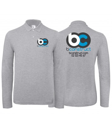 10x Polo Manches Longues Personnalisé