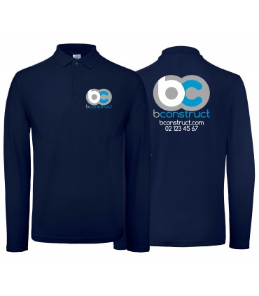 10x Polo Manches Longues Personnalisé